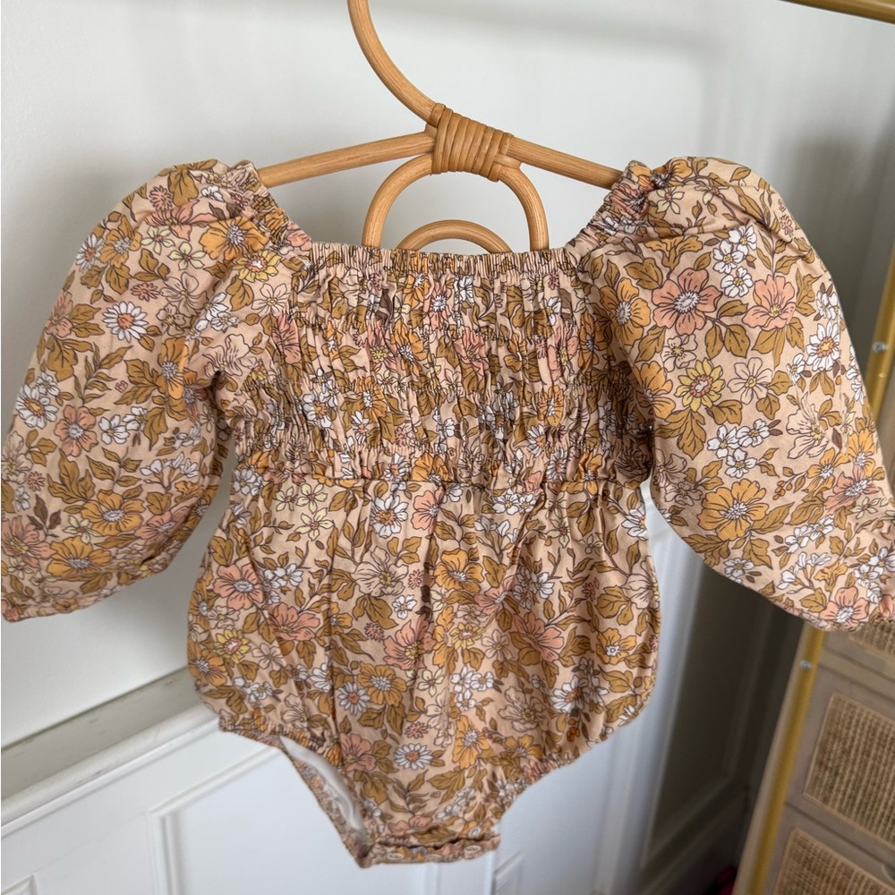 Floral Kids Romper